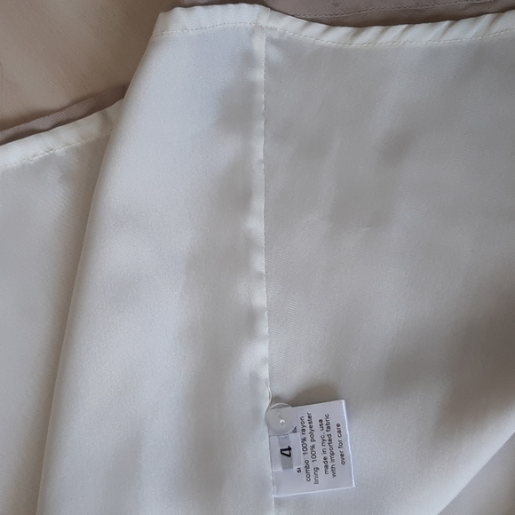 Rachel Comey for Aritiza, size 4 Black & nude silk duster - Picture 6 of 7